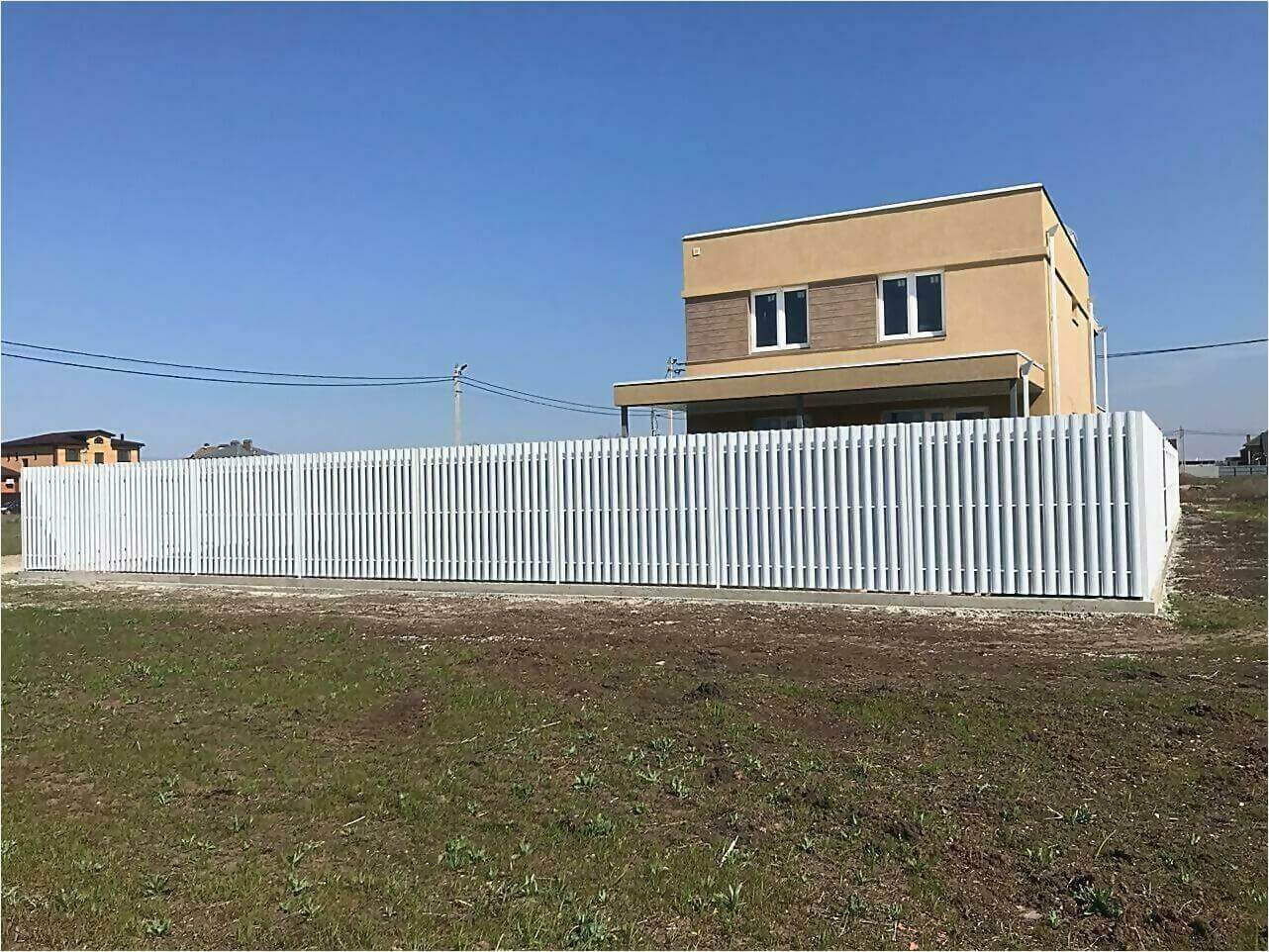 забор из штакетника 95м фото4 в Гатчине