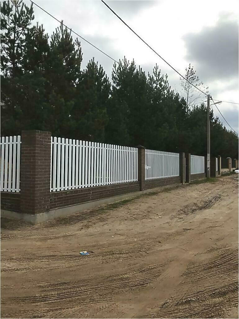 забор из штакетника 95м фото4 в Гатчине