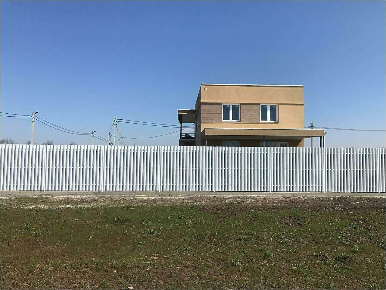 забор из штакетника 95м фото6 в Гатчине