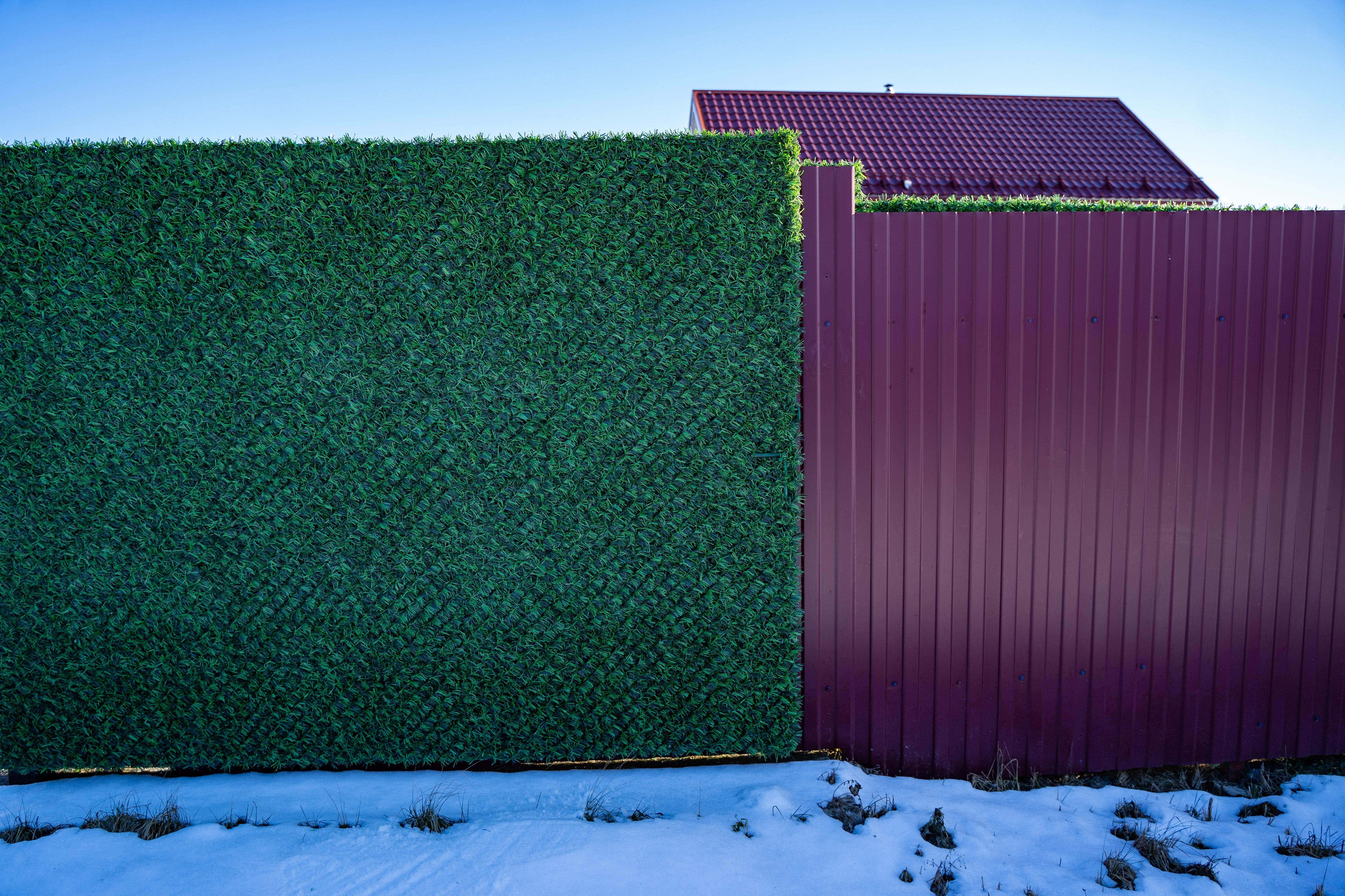 Вечнозеленый забор Grass Fence рулон 2м фото 2 в Гатчине